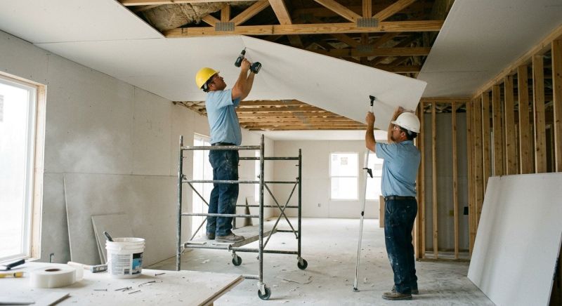 Ceiling Drywall Installation in Denver County, CO