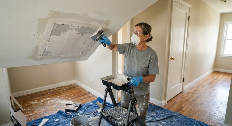 Ceiling Drywall Repair in Olathe, KS