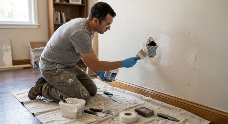 Kitchen Drywall Repair in Wilmington, NC