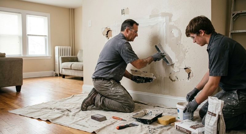 Basement Drywall Repair in Kansas City, KS