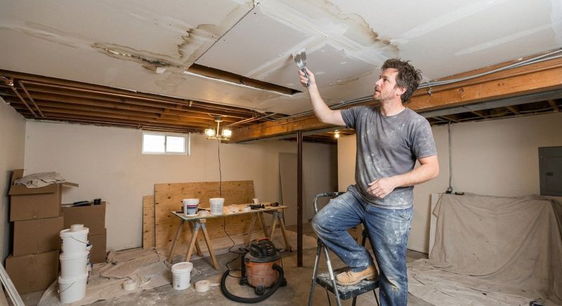 Ceiling Drywall Repair in Alpharetta, GA
