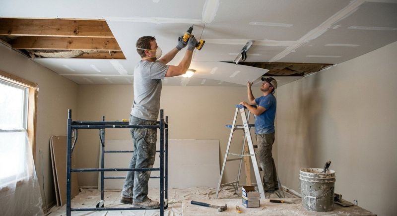 Ceiling Drywall Replacement in Alpharetta, GA