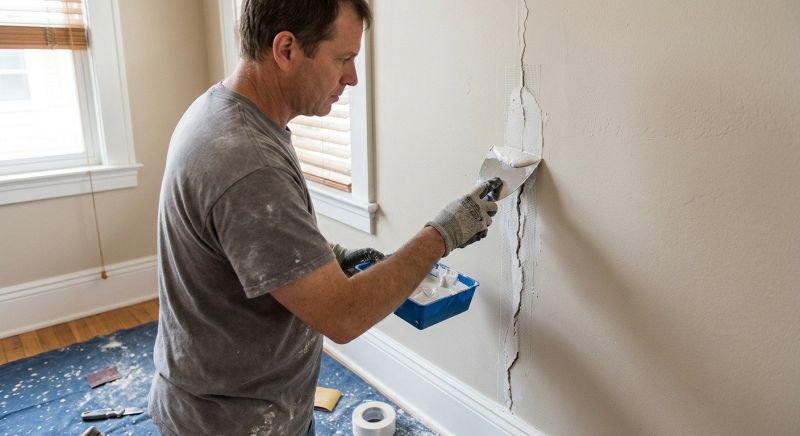Drywall Crack Repair in Conroe, TX