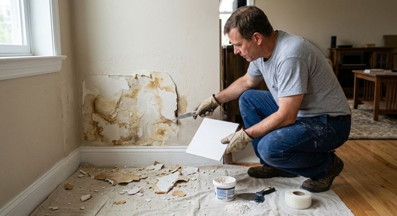 Drywall Water Damage Repair in Conroe, TX