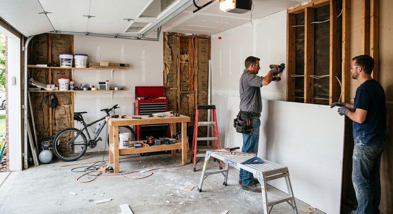 Garage Wallboard Installation in Alpharetta, GA