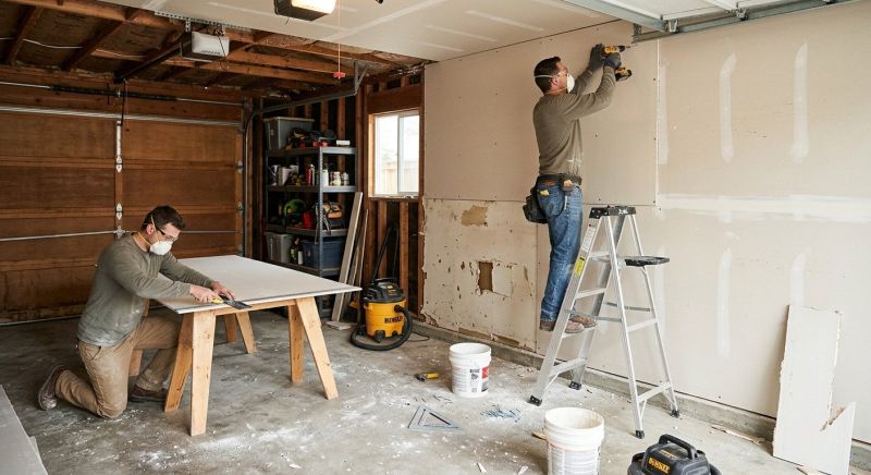 Garage Wallboard Installation in Kansas City, KS