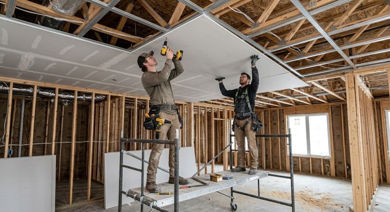 House Drywall Installation in Overland Park, KS