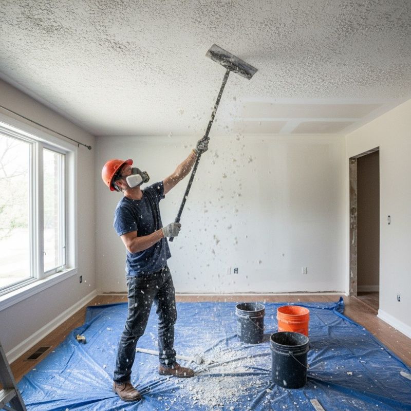 Knockdown Ceiling Removal in Waco, TX