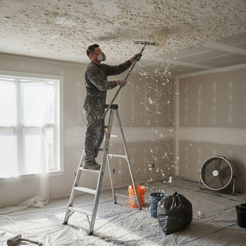 Knockdown Ceiling Removal in Waco, TX