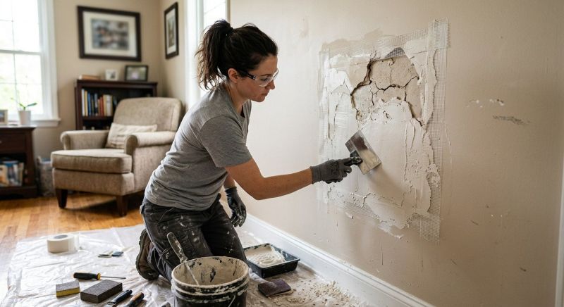 Wall Damage Repair in Alpharetta, GA