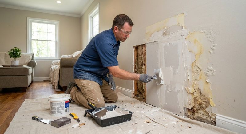 Wall Damage Repair in Conroe, TX