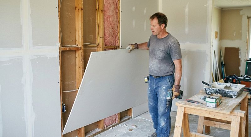 Wallboard Repair in Wilmington, NC